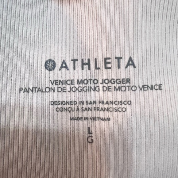 Athleta Abalone‎ Venice Moto Jogger Pants. Size Large. - Picture 3 of 14